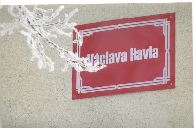 Václav Havels gata i Češko Selo ("Tjeckiska byn"), Serbien.